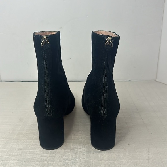 J. CREW Black Suede Minimal Mckay Ankle Boot - Size 7.5 - Picture 3 of 8